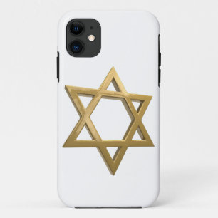 Etui iPhone Case-Mate étoile de David de chanukkah d'or