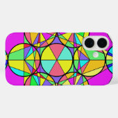 Coques Case-Mate iPhone Étoile de Kaleidoscope (Verso (horizontal))