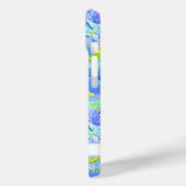 Coques Case-Mate iPhone Étoile de mer à l'aquarelle monogrammée (Verso / Gauche)