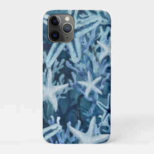 Case-Mate iPhone Case Étoile de mer corail bleu motif balnéaire