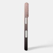 Coques Case-Mate iPhone étoile d'or rose nom noir (Verso / Droite)