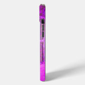 Coques Case-Mate iPhone ÉTOILE DU MATIN, Violet, Noir, Violet Monogramme (Verso / Gauche)