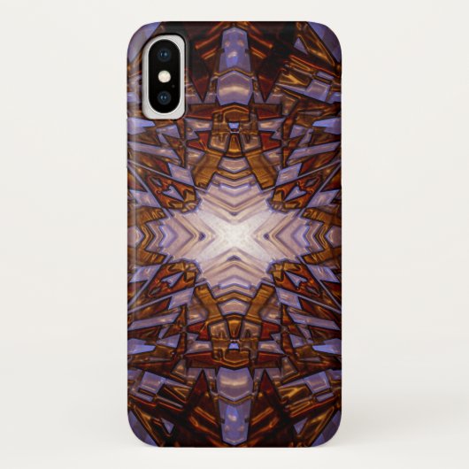 Coques Case-Mate iPhone étoile kaléidoscope or (Dos)