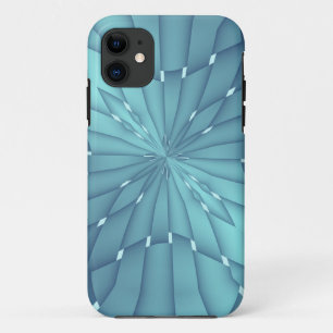 Coque Case-Mate Pour iPhone Étoile métallique bleue et turquoise