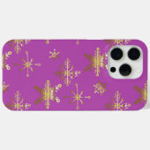 Coques Case-Mate iPhone Étoile Noël Rose  (Verso (horizontal))