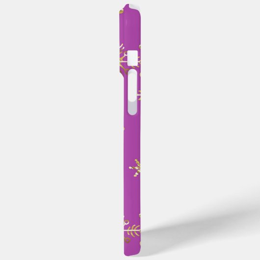 Coques Case-Mate iPhone Étoile Noël Rose  (Verso / Gauche)