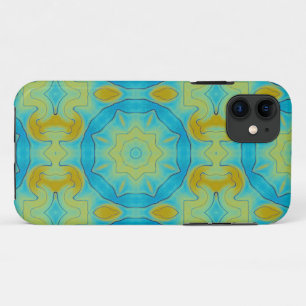 Case-Mate iPhone Case Etoile Orientale en Bleu et Vieux Jaune Or