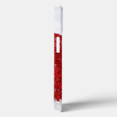 Coques Case-Mate iPhone étoile rouge dans la neige (Verso / Droite)