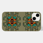 Coques Case-Mate iPhone Étoile tribale (Verso (horizontal))