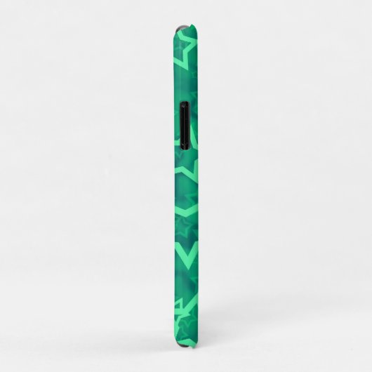 Coques Case-Mate iPhone Étoile Verte (Dos/Droite)