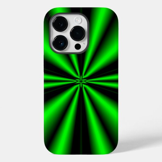 Coques Case-Mate iPhone Étoile verte de l'espoir (Verso)