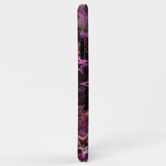 Coques Case-Mate iPhone Étoile violette (Dos/Droite)
