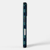 Coques Case-Mate iPhone Etoiles arc-en-ciel bleu vert, Motif Artdeco (Verso / Droite)