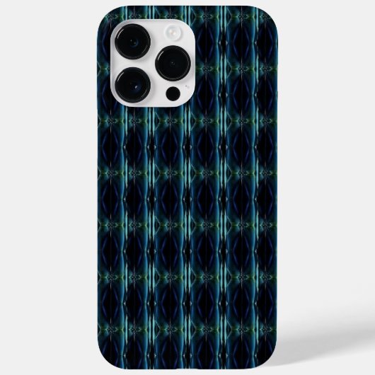 Coques Case-Mate iPhone Etoiles arc-en-ciel bleu vert, Motif Artdeco (Verso)