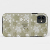 Coques Case-Mate iPhone Etoiles d'aquarelle or (Dos (Horizontal))