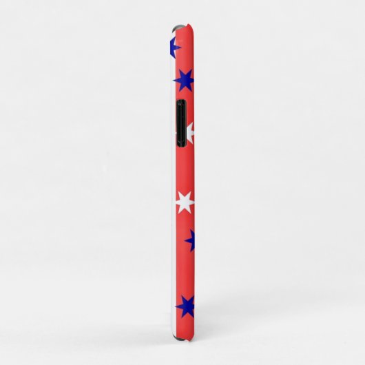 Coques Case-Mate iPhone Étoiles de drapeau (Dos/Droite)