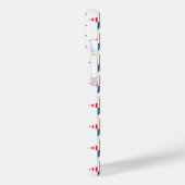 Coques Case-Mate iPhone Étoiles de drapeau américain patriotique (Verso / Gauche)