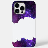 Coques Case-Mate iPhone étoiles de galaxie violette (Verso)
