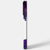 Coques Case-Mate iPhone étoiles de galaxie violette (Verso / Gauche)