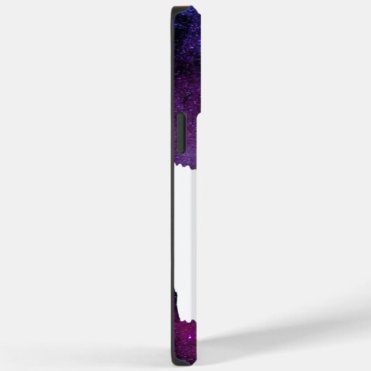 Coques Case-Mate iPhone étoiles de galaxie violette (Verso / Droite)