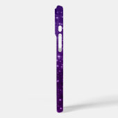 Coques Case-Mate iPhone Étoiles de magie violette (Verso / Gauche)