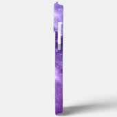 Coques Case-Mate iPhone Étoiles de magie violette (Verso / Gauche)