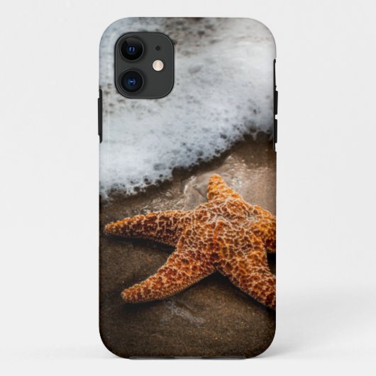 Coques Case-Mate iPhone Étoiles de mer seules sur la plage (Dos)