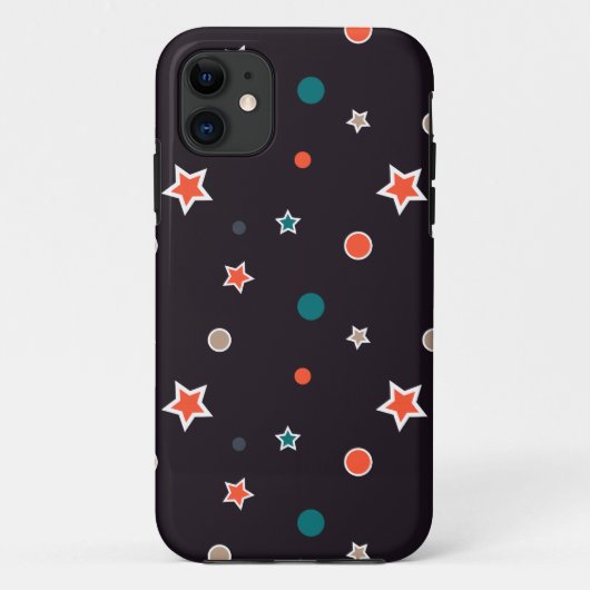 Coques Case-Mate iPhone Étoiles de Noël (Dos)