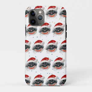 Case-Mate iPhone Case Étoiles de Noël de la race canine Pékinois