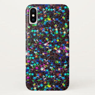 Case-Mate iPhone Case Étoiles de parties scintillant sur noir