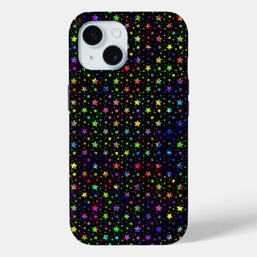 Coques Case-Mate iPhone Étoiles de taches de peinture (Verso)