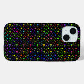 Coques Case-Mate iPhone Étoiles de taches de peinture (Verso (horizontal))