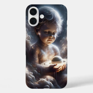 Coques iPhone 16 Plus Étoiles d'Imaginaire mignonnes de l'espace enfant