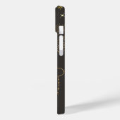 Coques Case-Mate iPhone Étoiles Dorées Célestes, Lune & Constellations (Verso / Gauche)