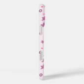 Coques Case-Mate iPhone Étoiles et cercles roses Abstraits (Verso / Droite)