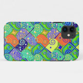Coques Case-Mate iPhone Étoiles et Motif géométrique (Dos (Horizontal))