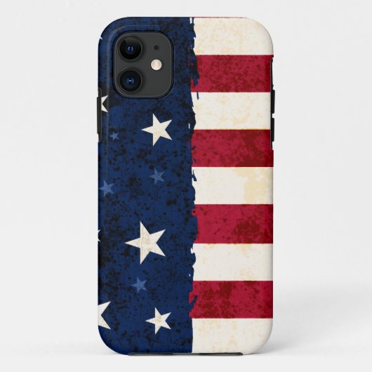 Coques Case-Mate iPhone Étoiles et rayures patriotiques (Dos)