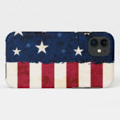 Coques Case-Mate iPhone Étoiles et rayures patriotiques (Dos (Horizontal))