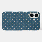 Coques Case-Mate iPhone Étoiles Éteintes Sur Fond Bleu (Verso (horizontal))