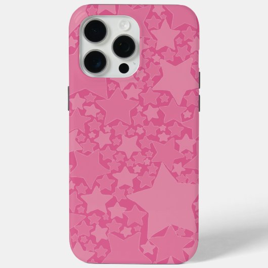 Coques Case-Mate iPhone Étoiles, Étoiles, Étoiles - Rose (Verso)