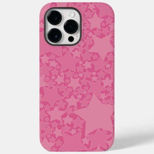 Coques Case-Mate iPhone Étoiles, Étoiles, Étoiles - Rose (Verso)