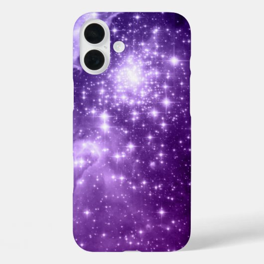 Coques Case-Mate iPhone Étoiles magiques violettes (Verso)
