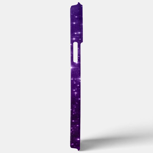 Coques Case-Mate iPhone Étoiles magiques violettes (Verso / Droite)