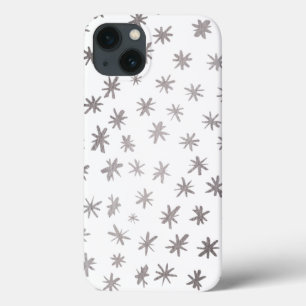 Case-Mate iPhone Case étoiles métalliques - argent
