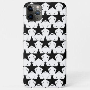 Case-Mate iPhone Case Étoiles noires et blanches Cercle Motif géométriqu