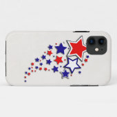 Coques Case-Mate iPhone Étoiles patriotiques (Dos (Horizontal))