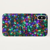 Coques Case-Mate iPhone Étoiles pétillantes de Noël (Dos (Horizontal))