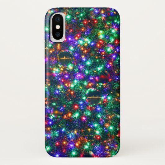 Coques Case-Mate iPhone Étoiles pétillantes de Noël (Dos)
