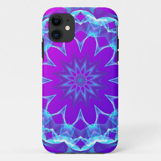 Coque Case-Mate Pour iPhone Étoiles psychédéliques, lueur pourpre violette