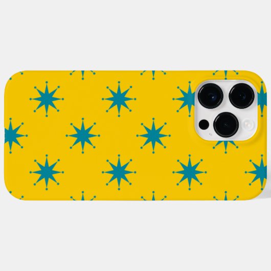 Coques Case-Mate iPhone Étoiles Rétro (Verso (horizontal))
